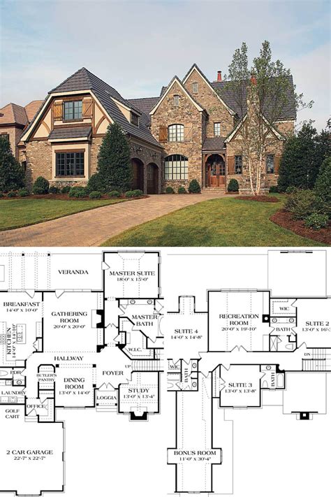 modern tudor floor plans